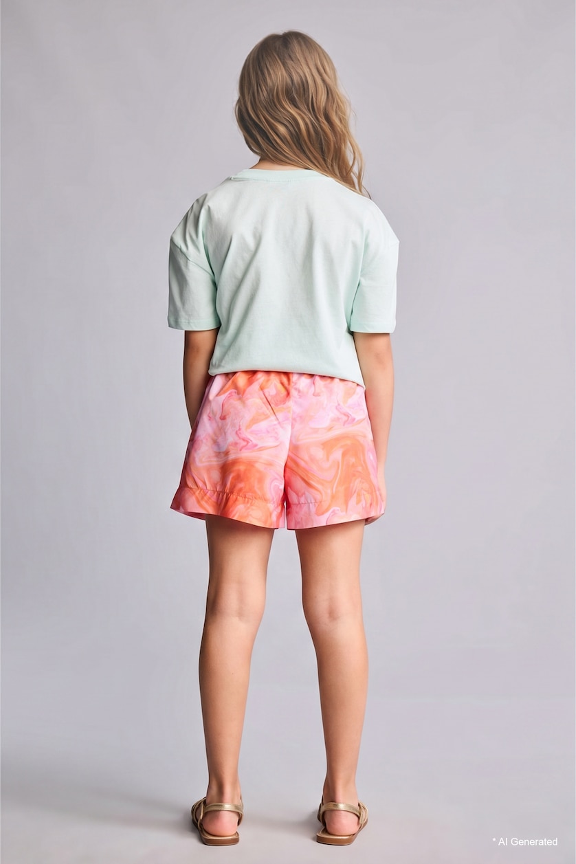 GIRLS & TEENS Salmon Girl Floral Swim Shorts