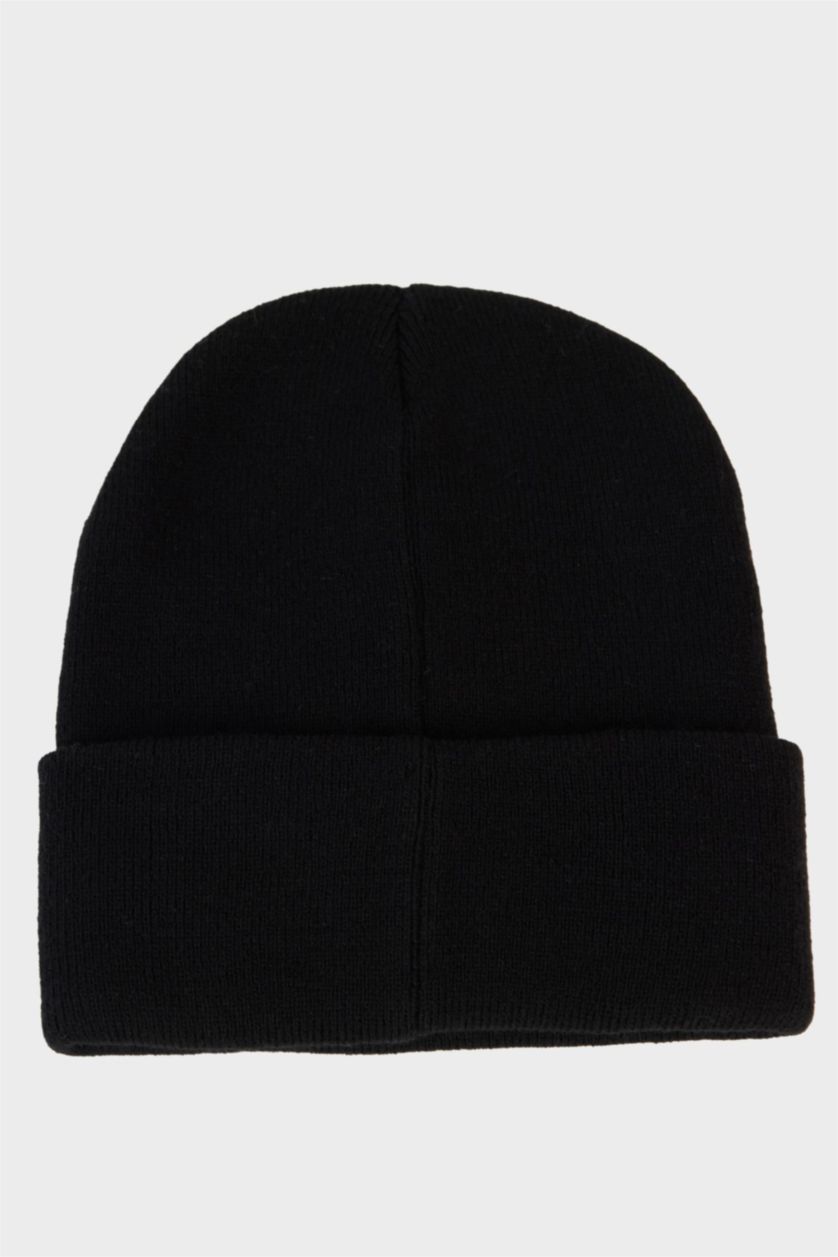 MAN Black Man Afcon Morocco Embroidered Beanie