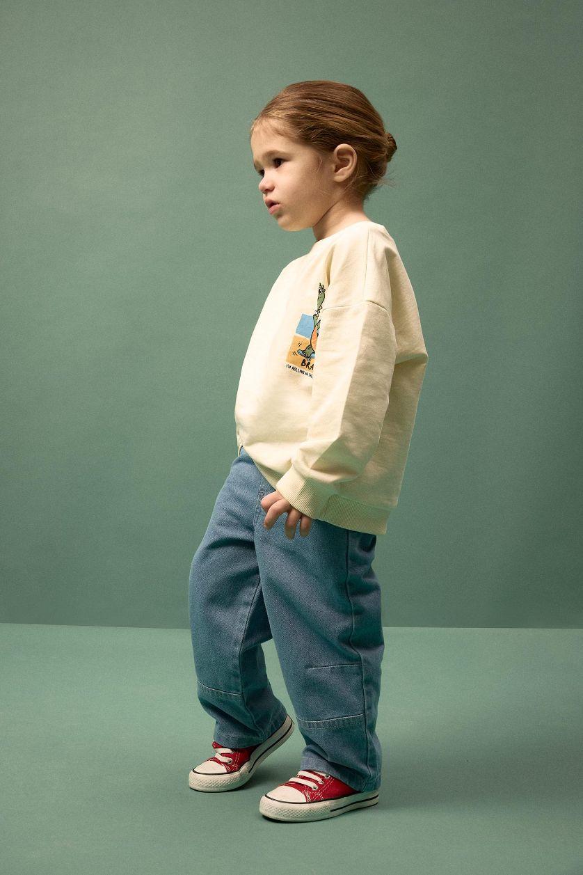 BABY BOY Blue Baby Boy Regular Fit Straight Leg Jeans