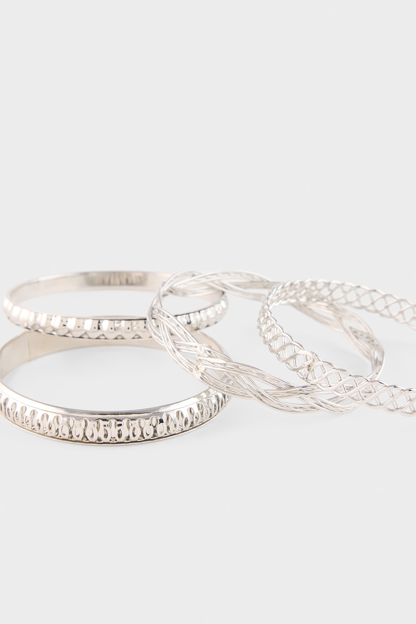 Women Gümüş 7 piece Bracelet