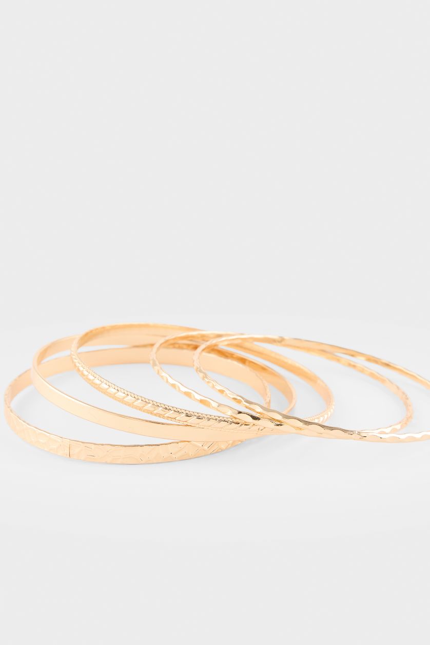 WOMAN GOLD Woman 9 Piece Bracelet Set