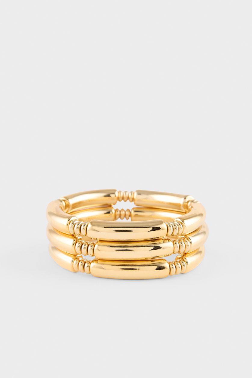 WOMAN GOLD Woman 3 Piece Bracelet Set