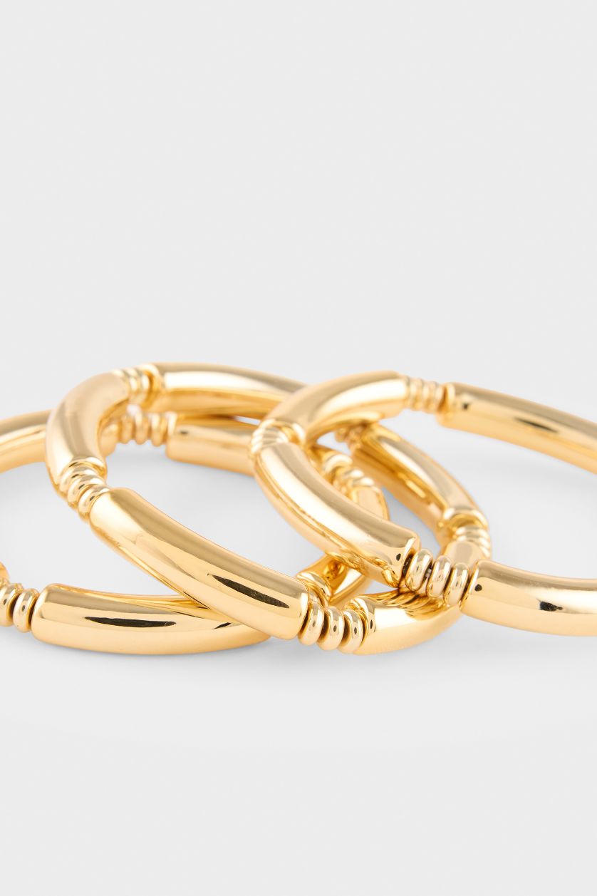 WOMAN GOLD Woman 3 Piece Bracelet Set