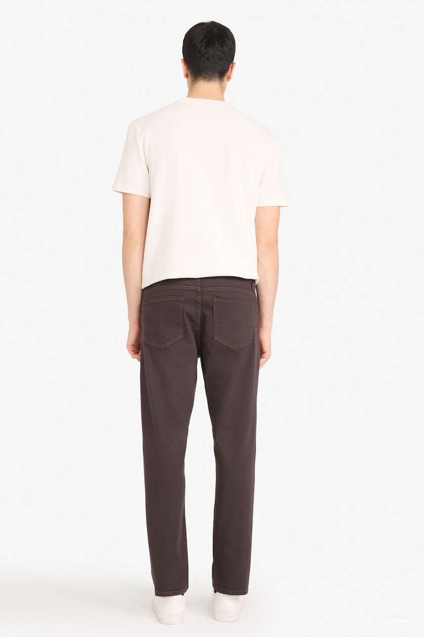 Erkek Kahve Regular Fit Pantolon