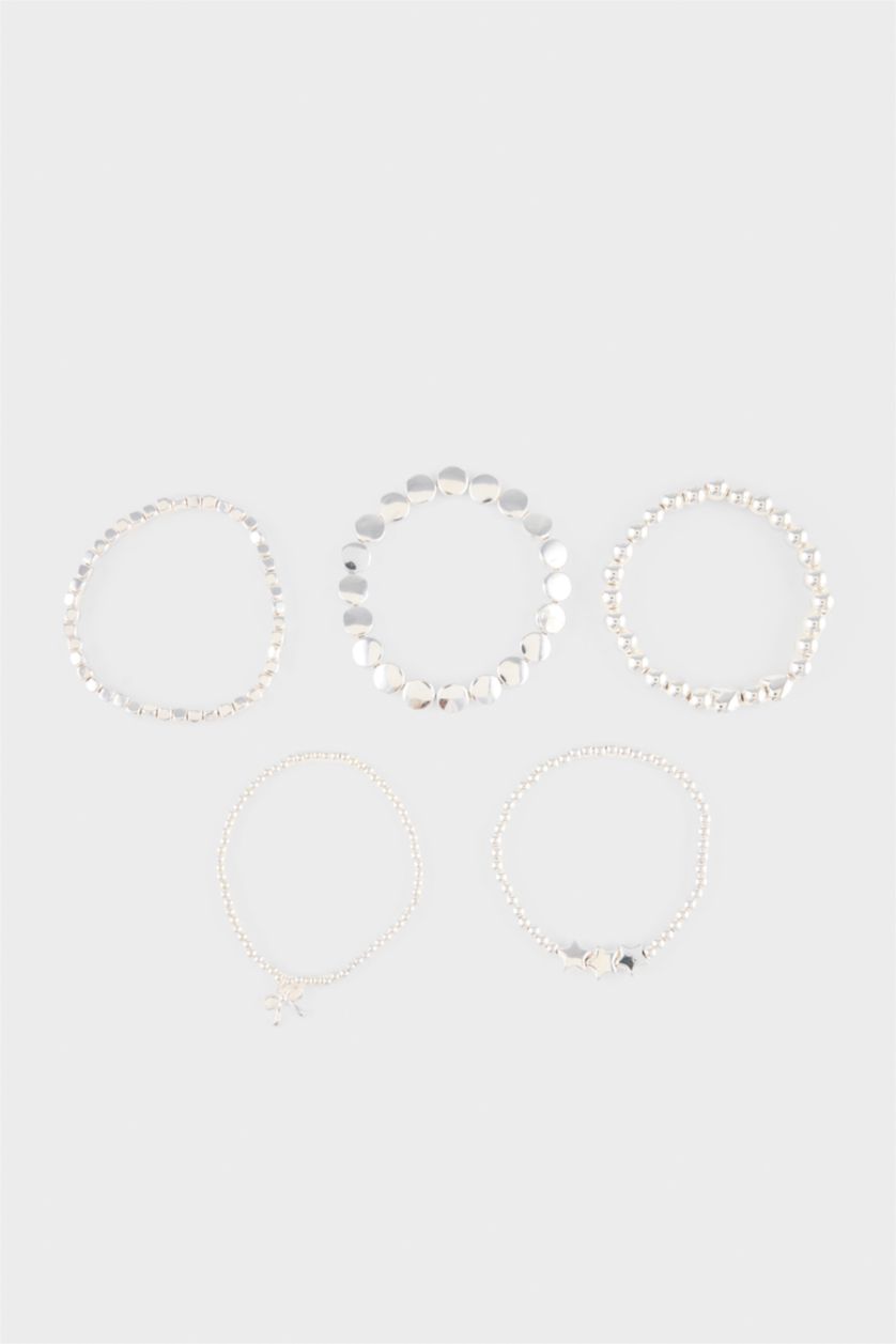 Kadın Gümüş Kadın 5'li Bileklik