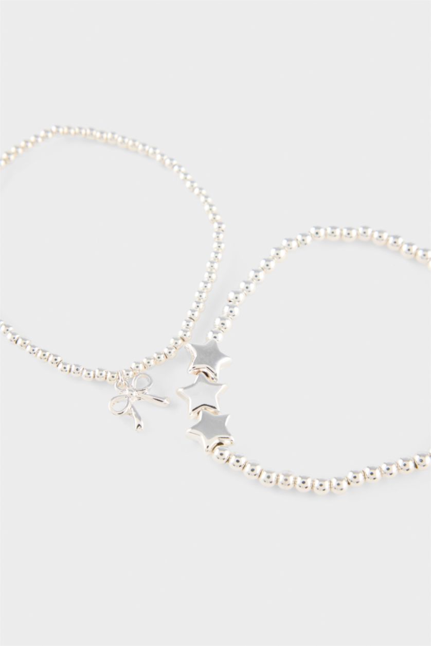 Kadın Gümüş Kadın 5'li Bileklik