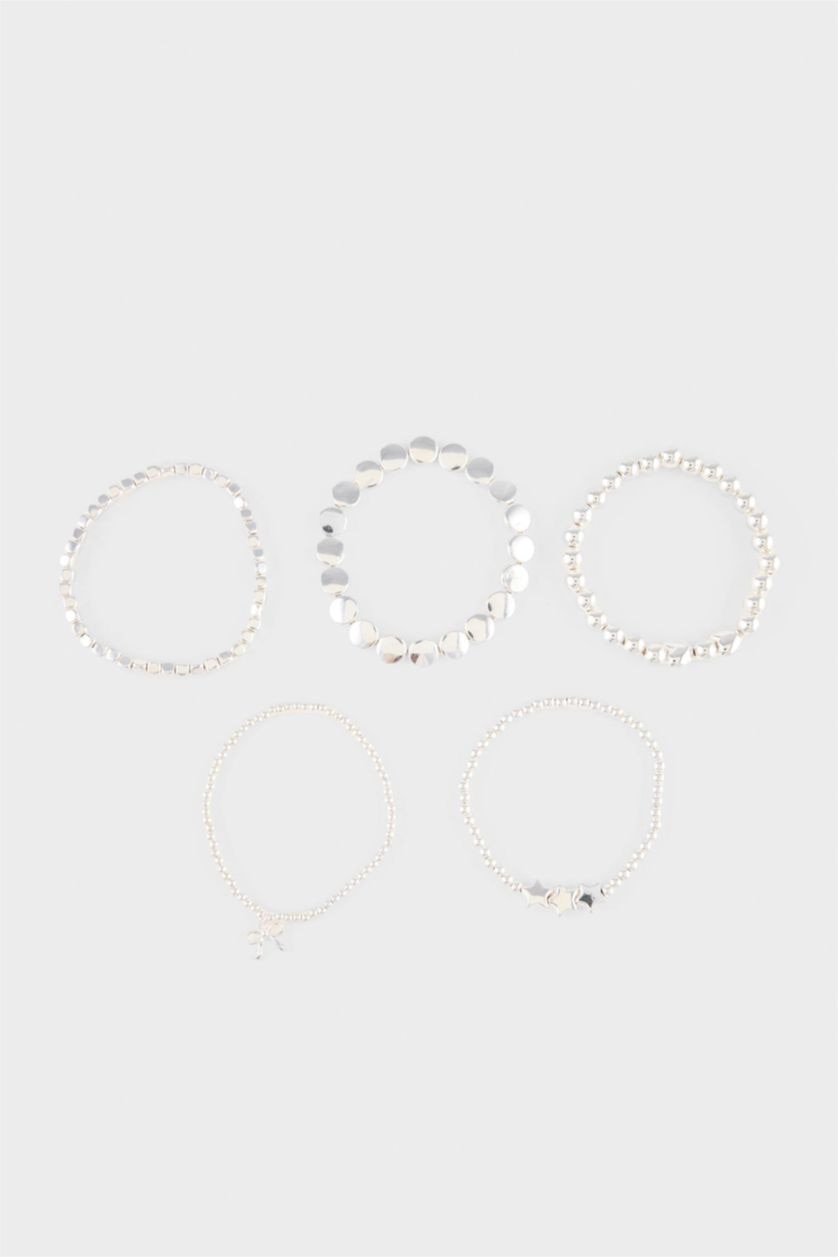 Women Gümüş 5 Piece Bracelet