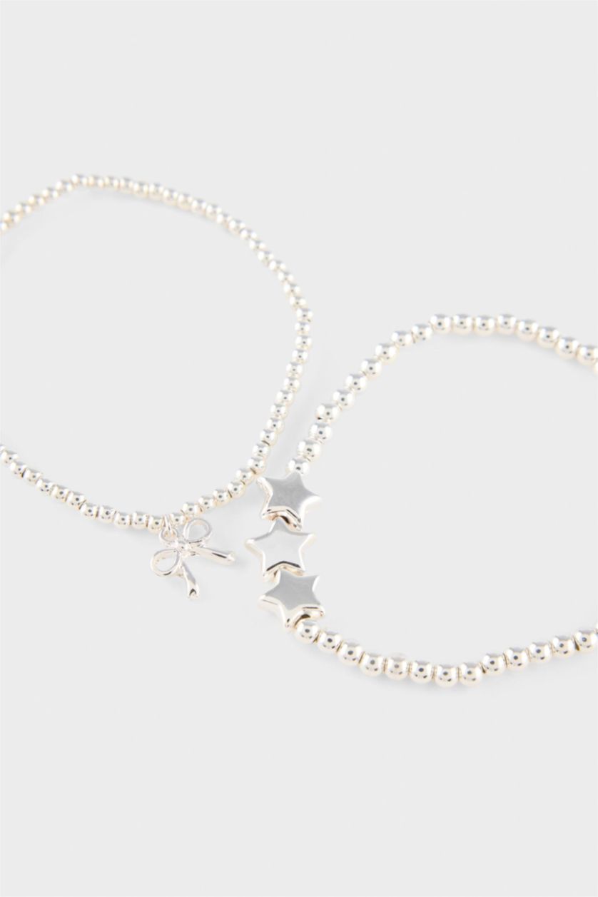 Women Gümüş 5 Piece Bracelet