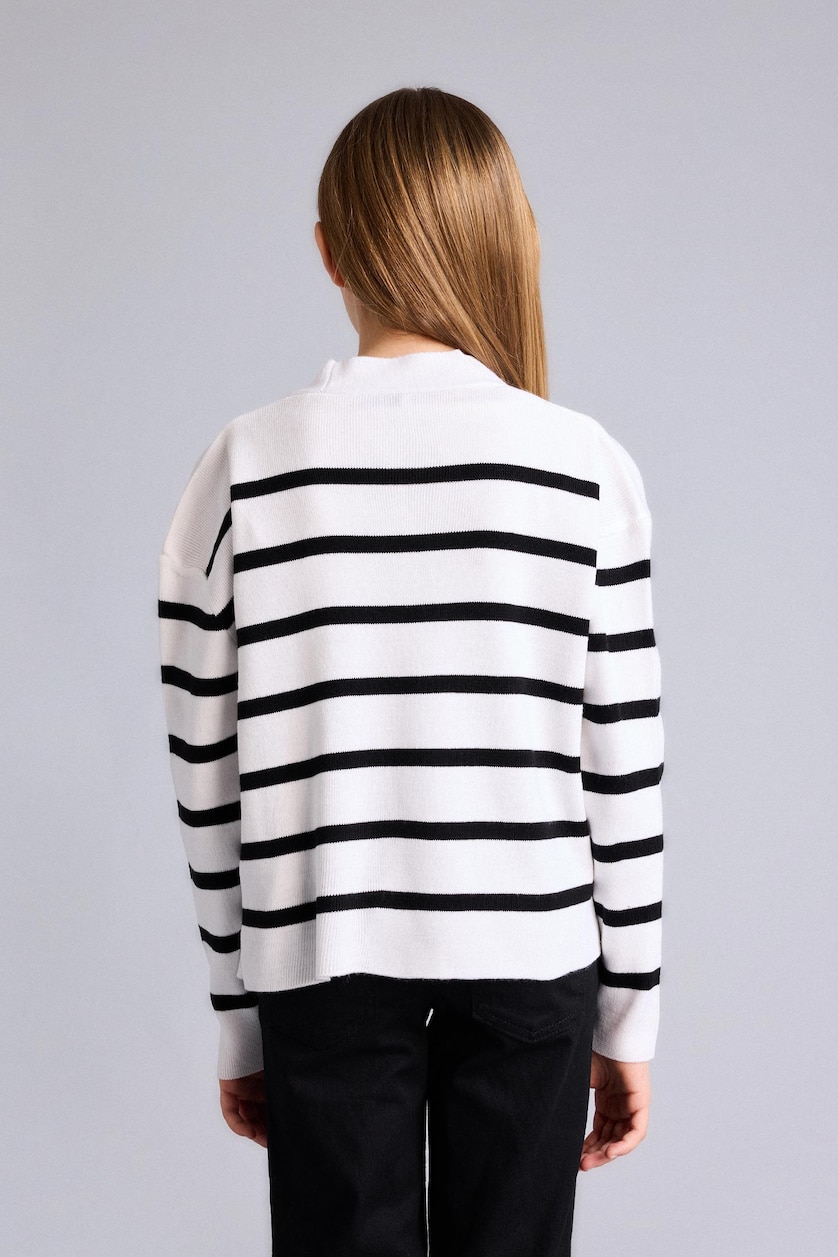 FILLES Blanc Cardigan col V pour fille