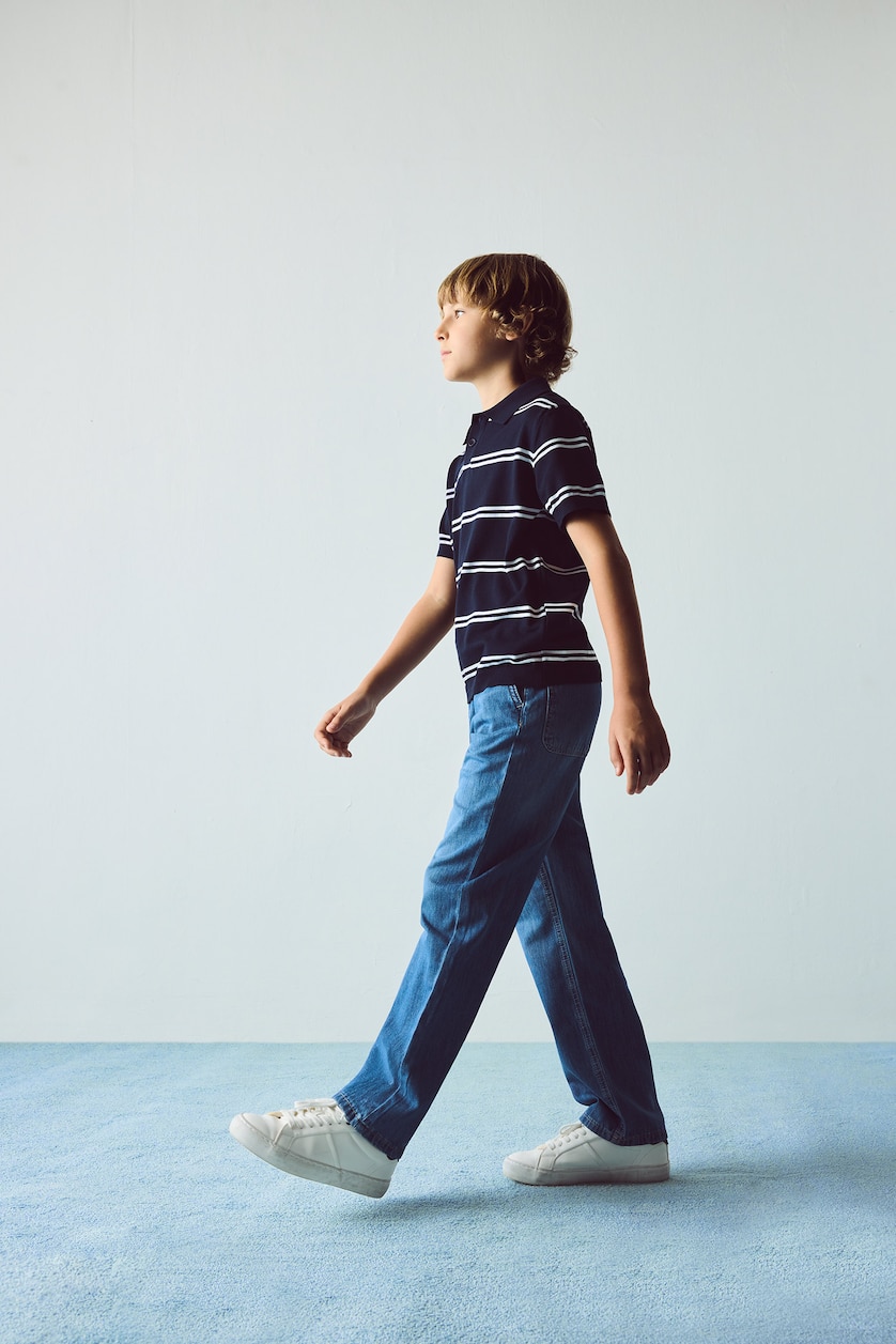 Young Boys - Teen Boys Blue Boy 100% Cotton Straight Leg Blue Jeans