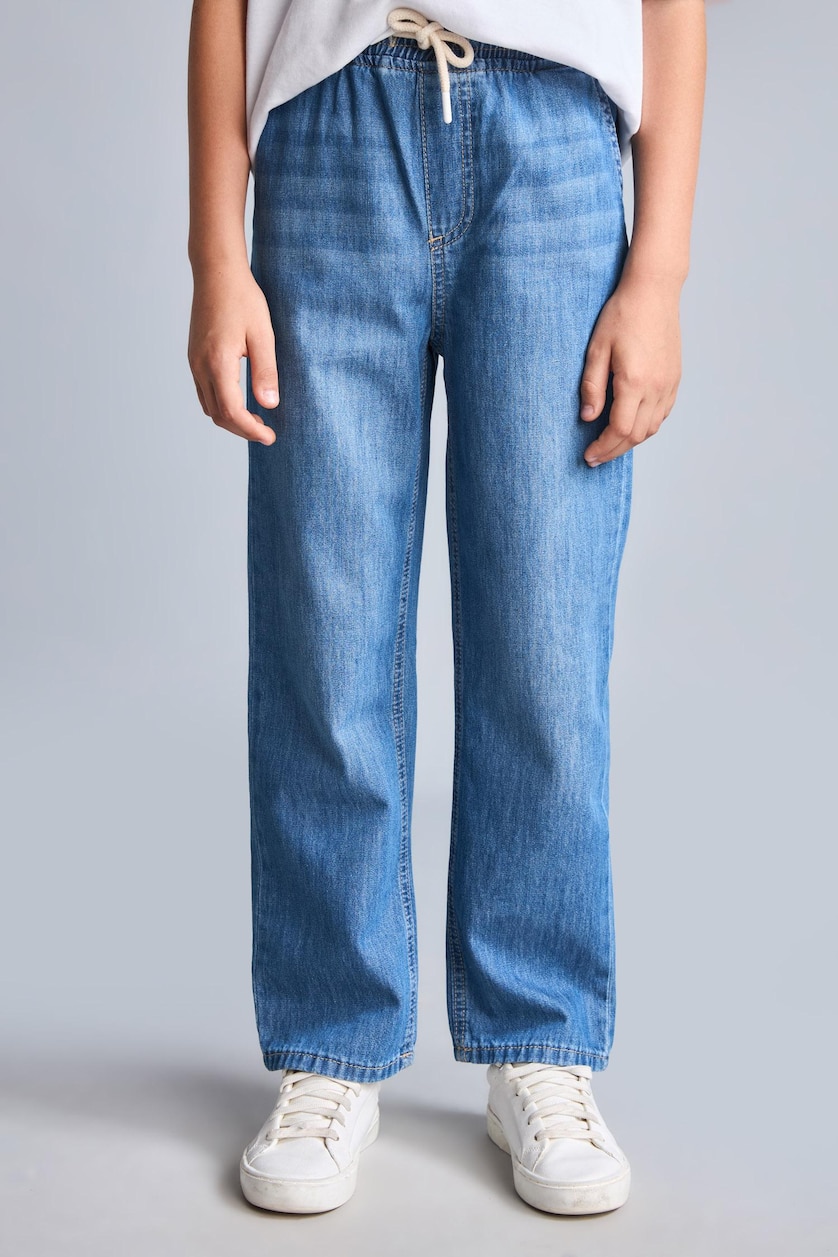 Young Boys - Teen Boys Blue Boy 100% Cotton Straight Leg Blue Jeans