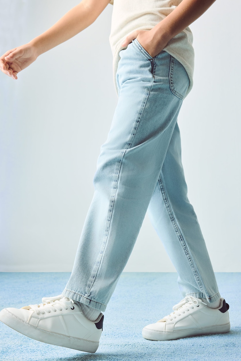 Young Boys - Teen Boys Light Blue Boy 100% Cotton Straight Leg Blue Jeans
