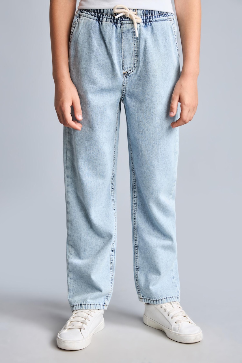 Young Boys - Teen Boys Light Blue Boy 100% Cotton Straight Leg Blue Jeans