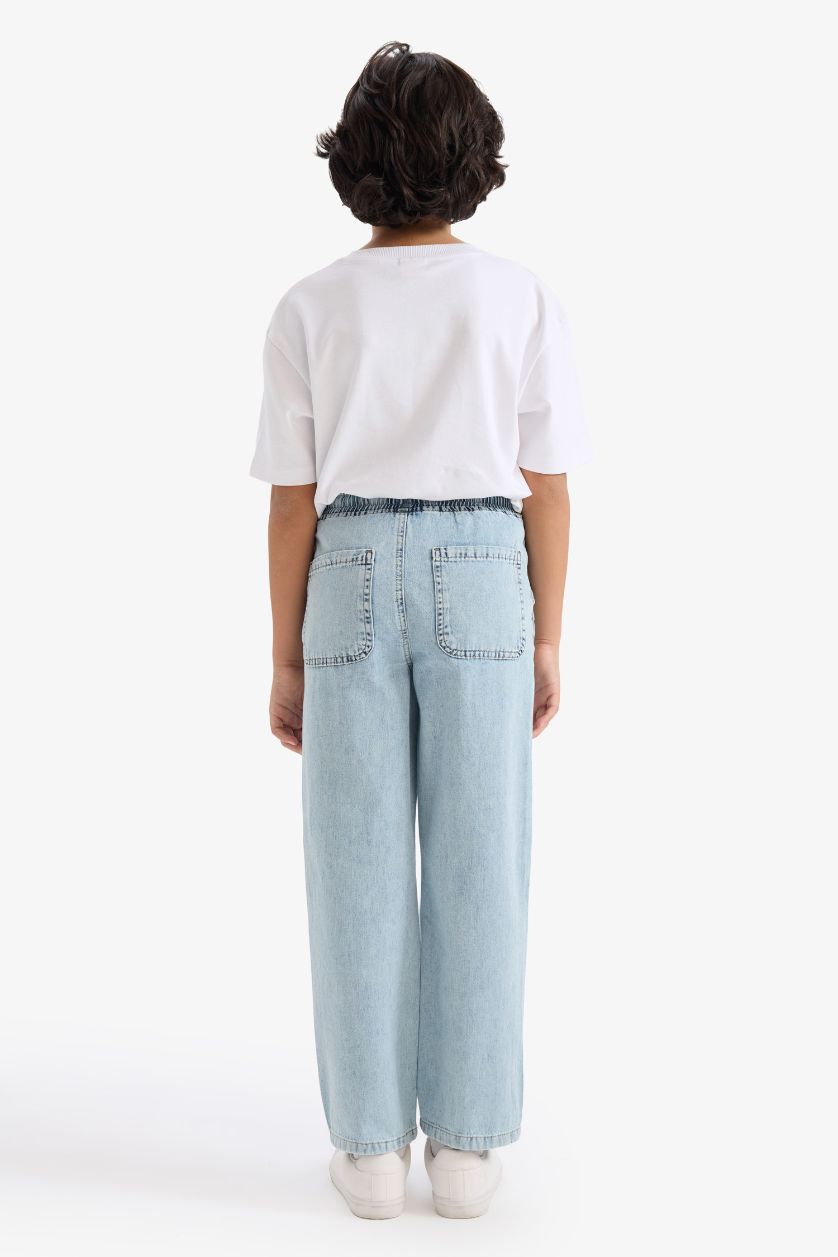 GARÇONS BLEU Clair Jean à jambes droites pour garçon