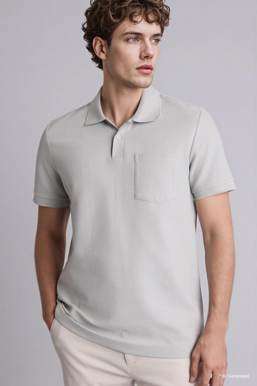 MAN Mint Regular Fit Short Sleeves Polo T-Shirt