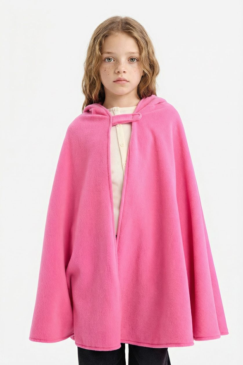 Girls & Teens Light Pink Girl Pancho