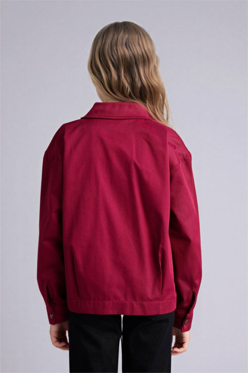 Девочки и подростки Бордовый Рубашка с длинным рукавом Twıll для девочек