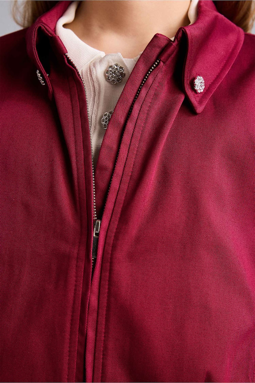 Young Girls - Teen Girls Bordeaux Girl Twill Jacket