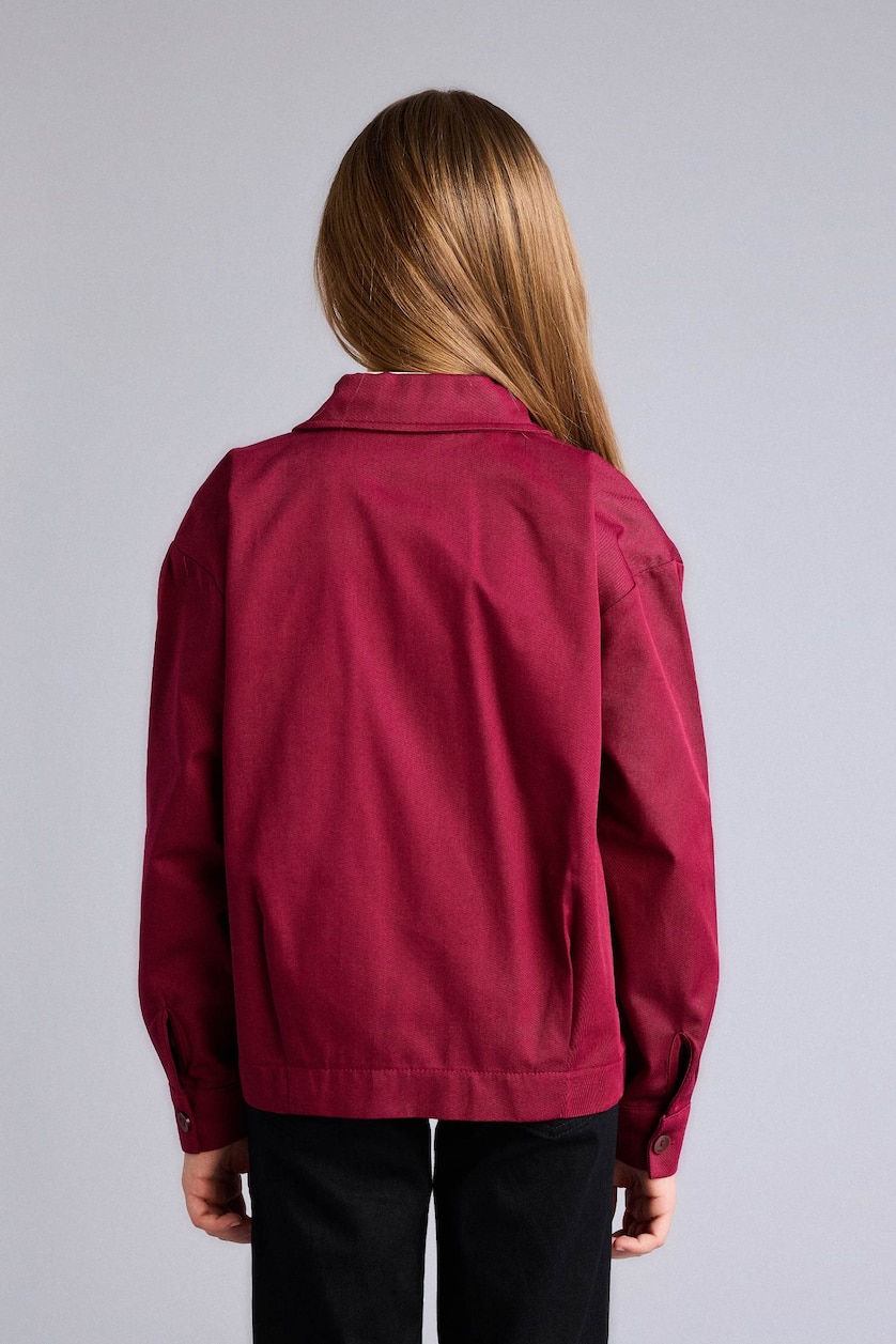 Young Girls - Teen Girls Bordeaux Girl Twill Jacket