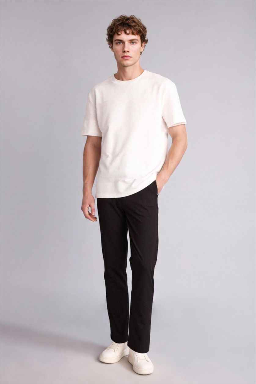 MAN White Regular Fit Short Sleeve T-Shirt