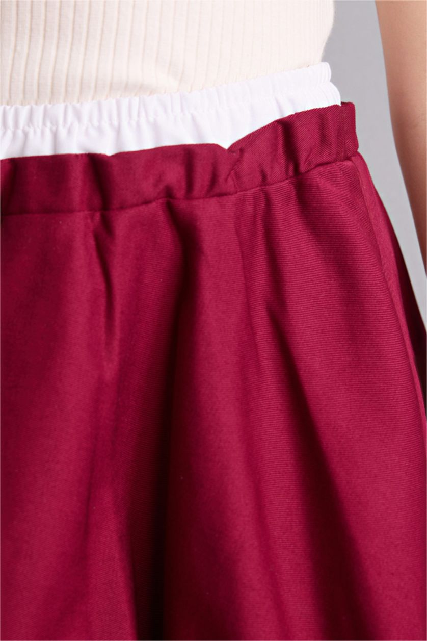 FILLES Bordeaux Jupe pour fille