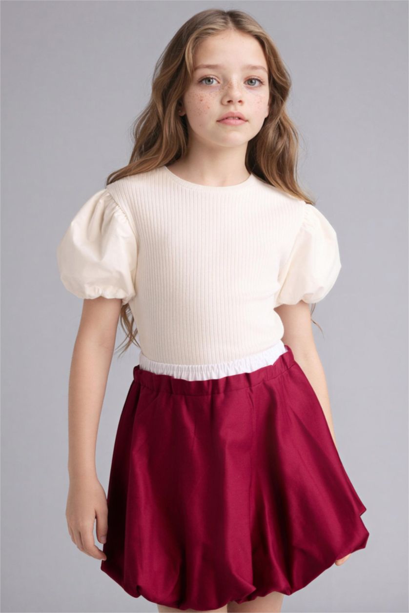 Girls & Teens Bordeaux Girl Balloon Fit Skirt