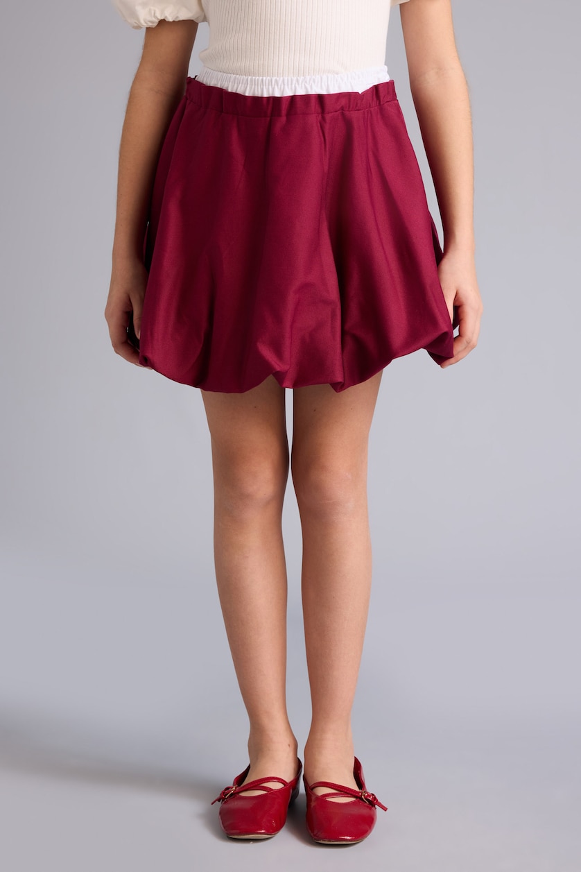 Girls & Teens Bordeaux Girl Balloon Fit Skirt