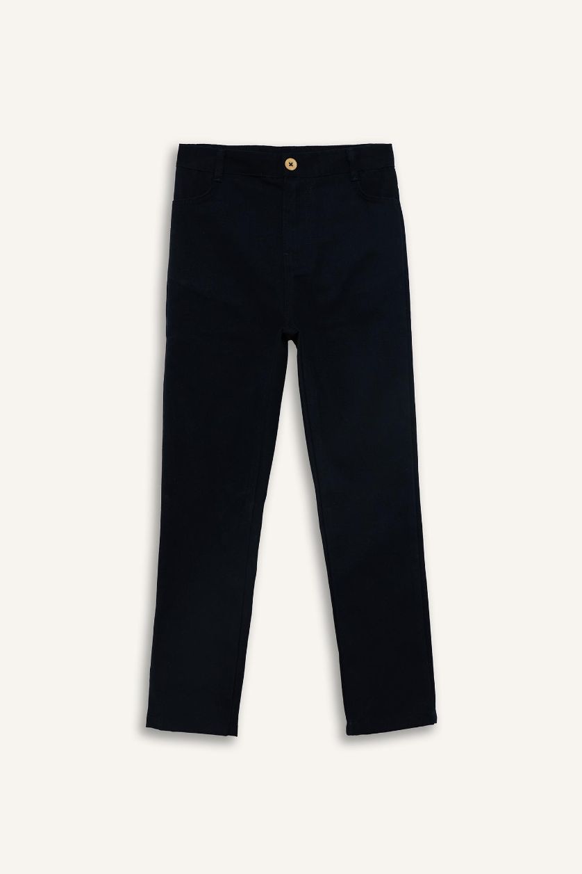 Boys & Teens Ecru Baby Boy Gabardine 2 Piece Set