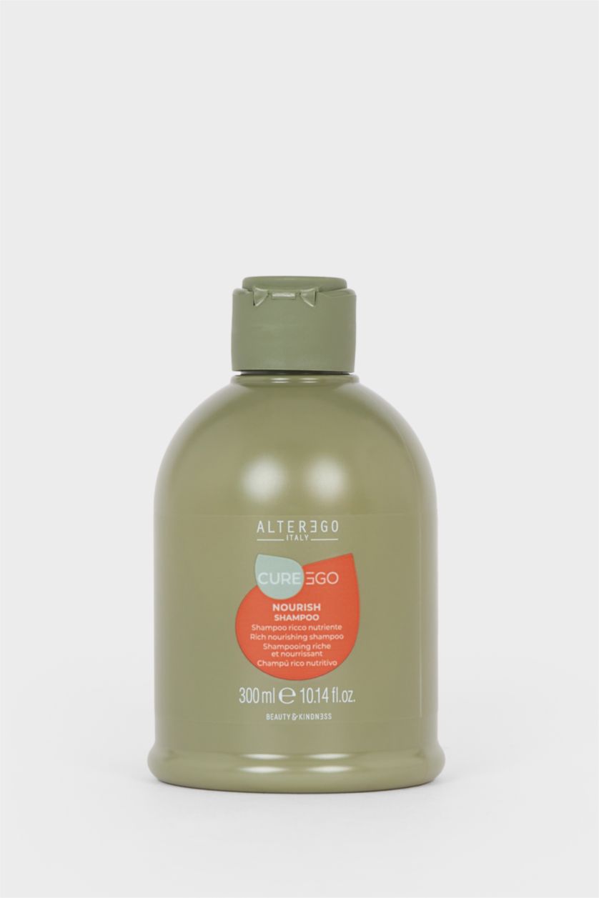 Kadın Yeşil Alterego Italy Curego Nourish Yıpranmış Saçlar İçin Besleyici Şampuan 300 ml