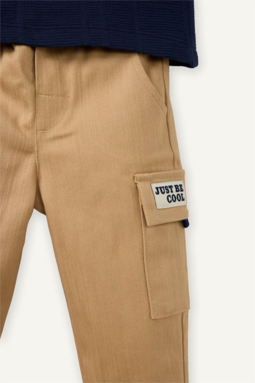 Erkek Bebek Lacivert Gabardin 2'li Takım Erkek Bebek