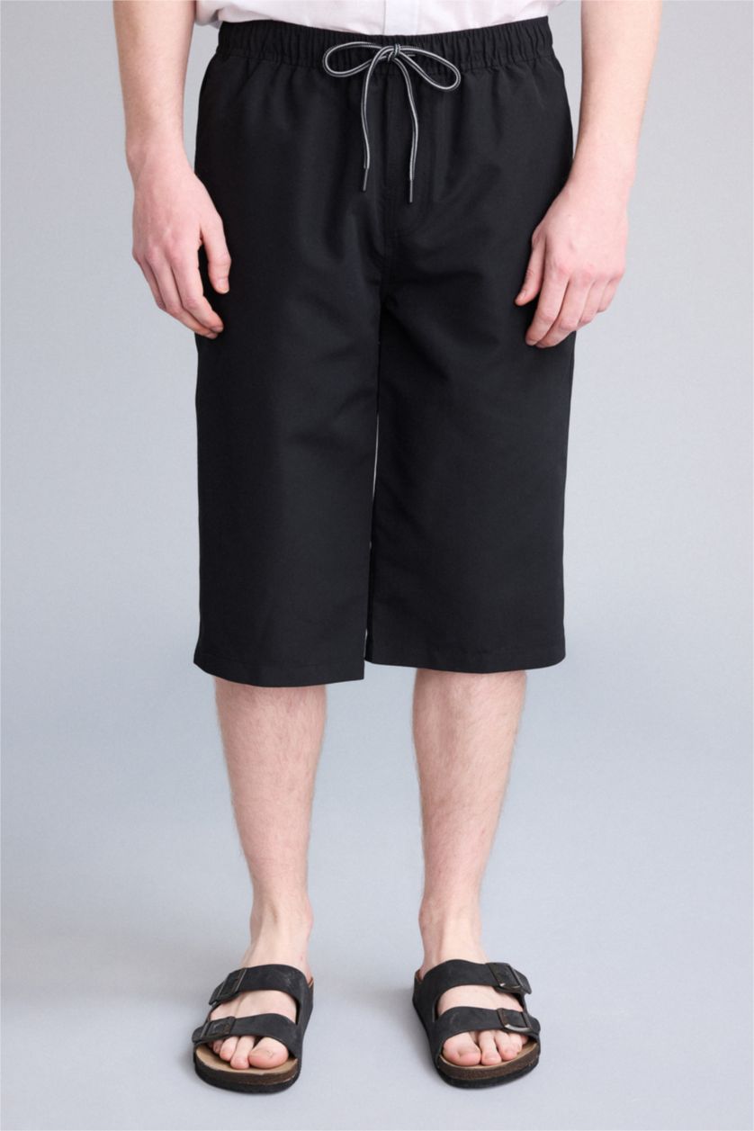 Мужчины Черный Long Fit Swim Shorts