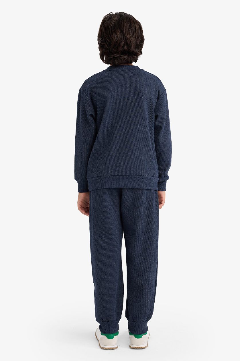 Boys & Teens NAVY Boy Printed Sweatshirts Sweatpants 2 Piece Set