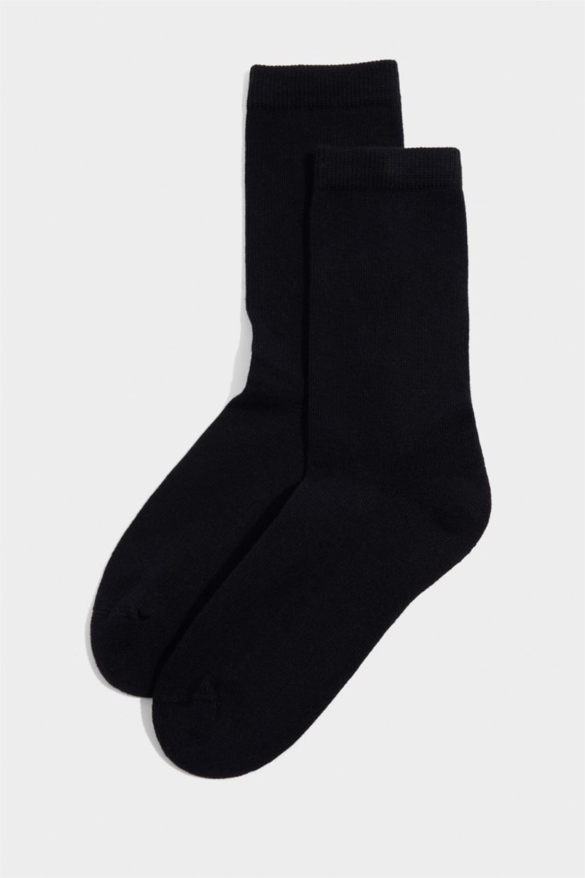 Young Boys - Teen Boys Black Boy 3 piece Terry Socks