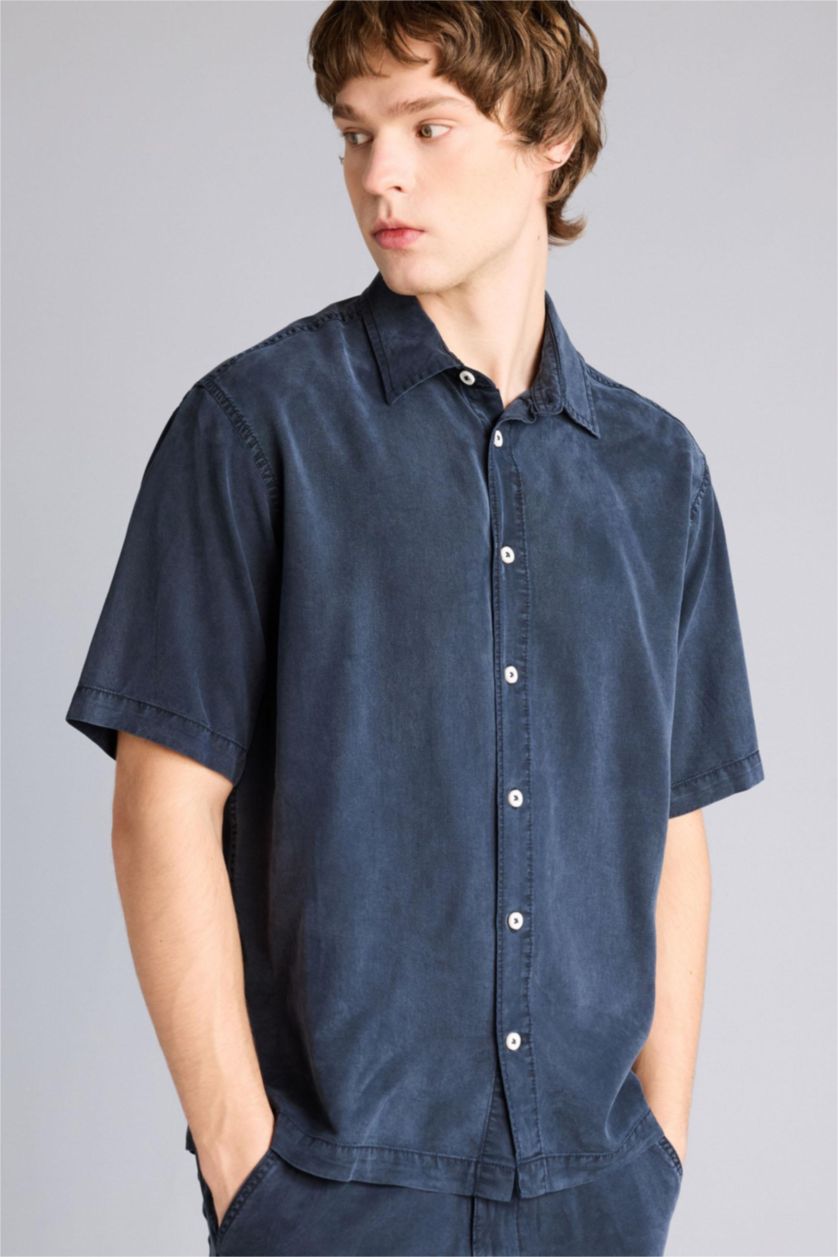 HOMME Marin Chemise premium en tencel