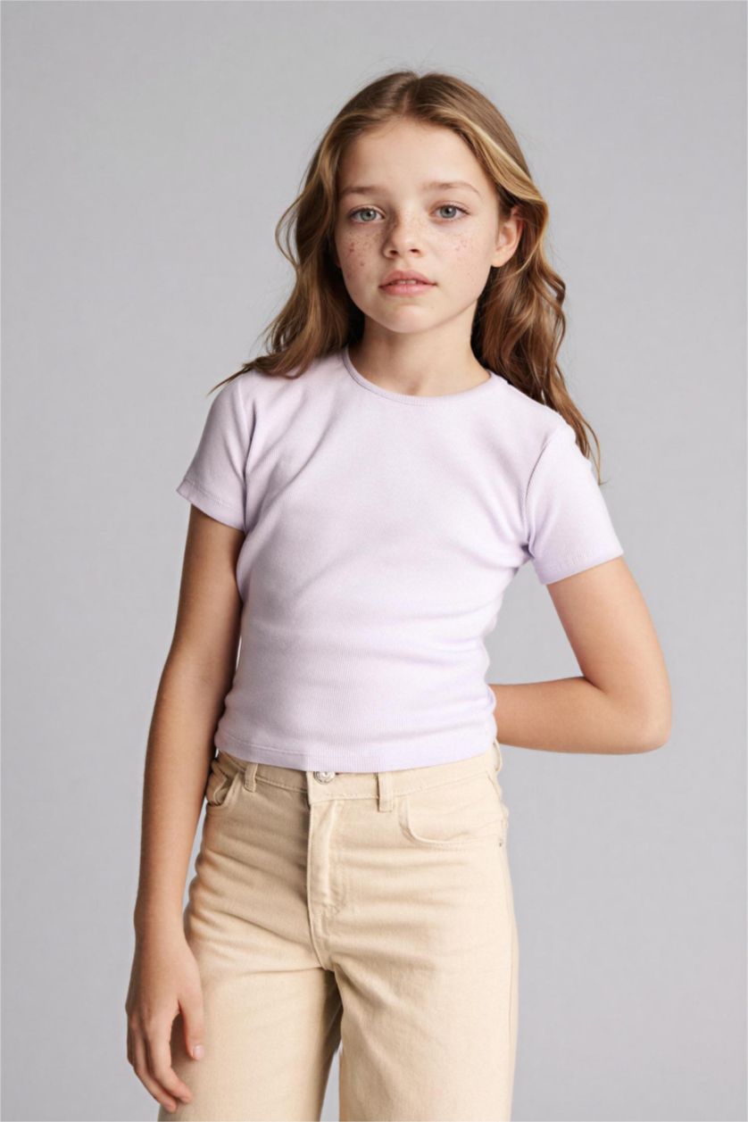 Girls & Teens Light Lilac Girl Oxford 2 Piece Set
