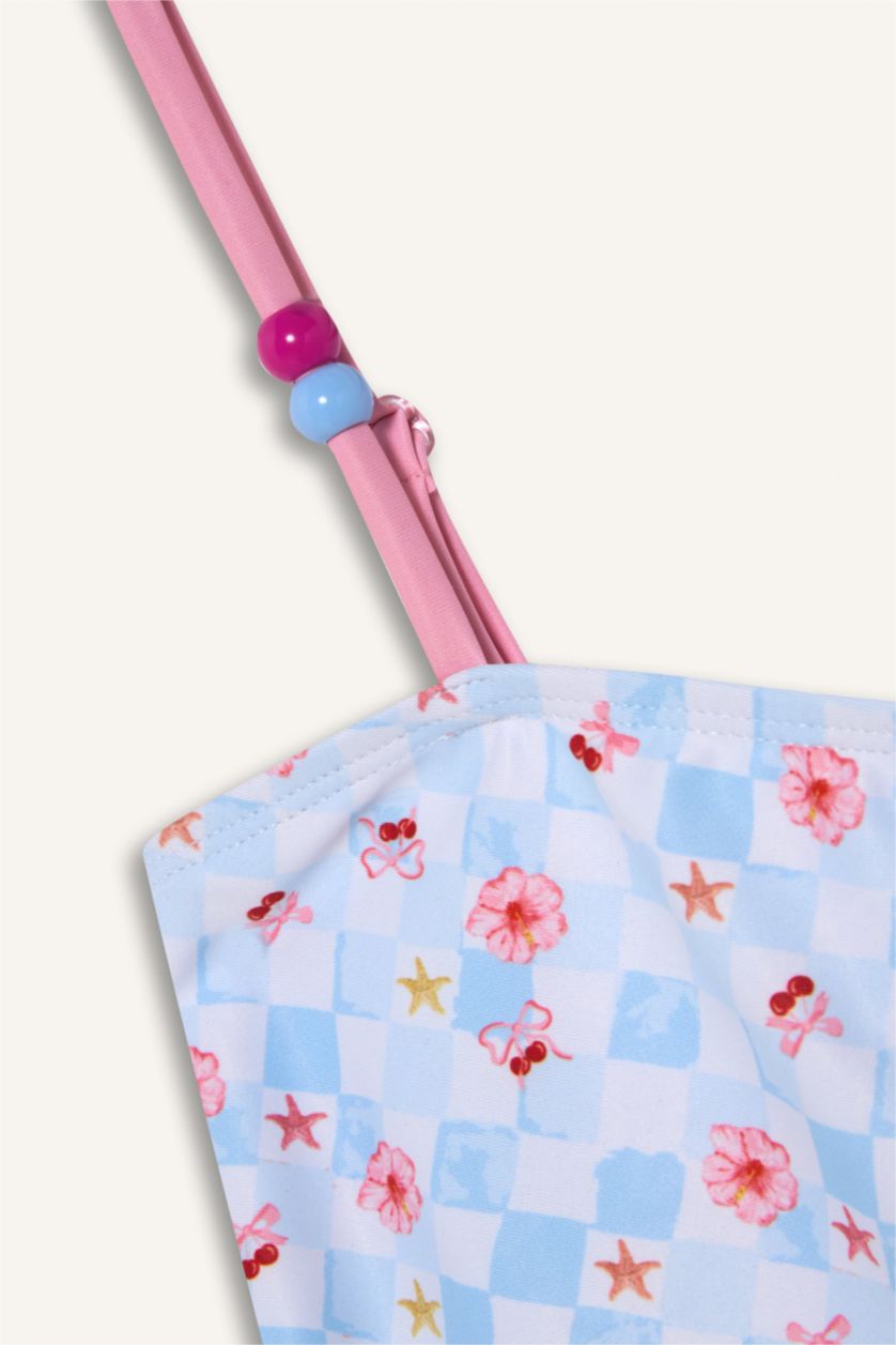 Девочки и подростки Светло-бирюзовый Купальник для девочек