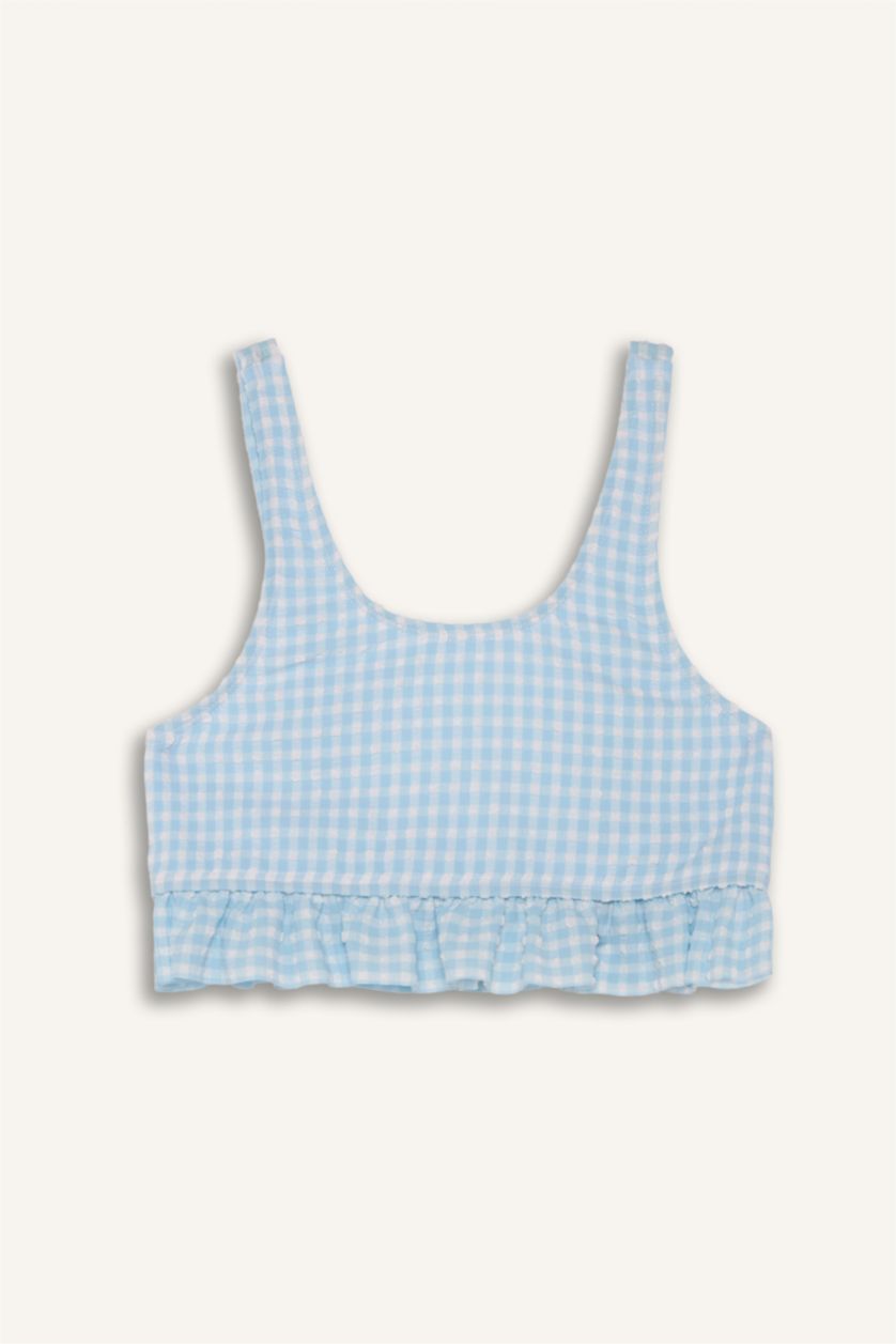 Девочки и подростки Светло-бирюзовый Бикини для девочек набор из 2 предметов