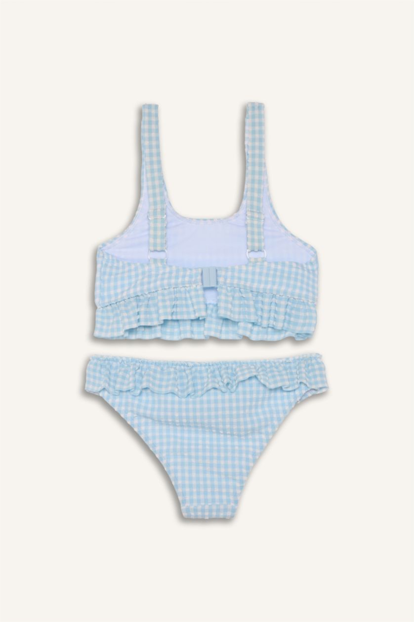 Девочки и подростки Светло-бирюзовый Бикини для девочек набор из 2 предметов