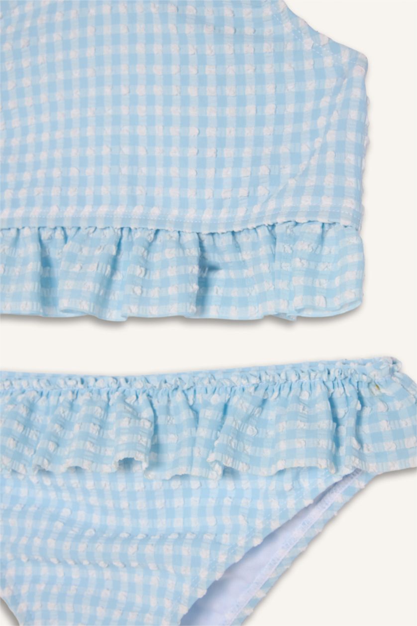 Девочки и подростки Светло-бирюзовый Бикини для девочек набор из 2 предметов