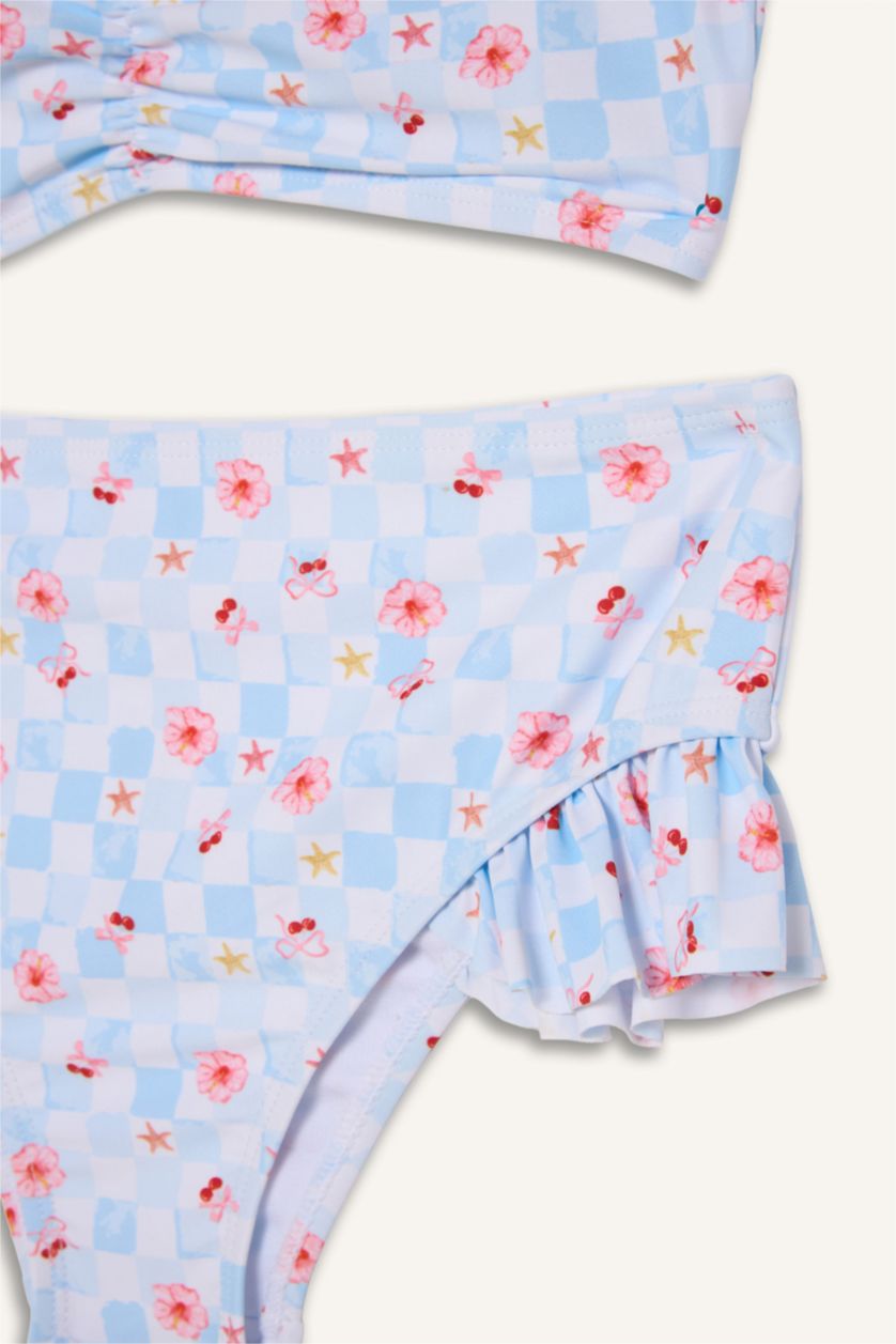 Қыздар Және Жасөспірімдер Ашық Көгілдір Қыз балаларға арналған 2 дана бикини