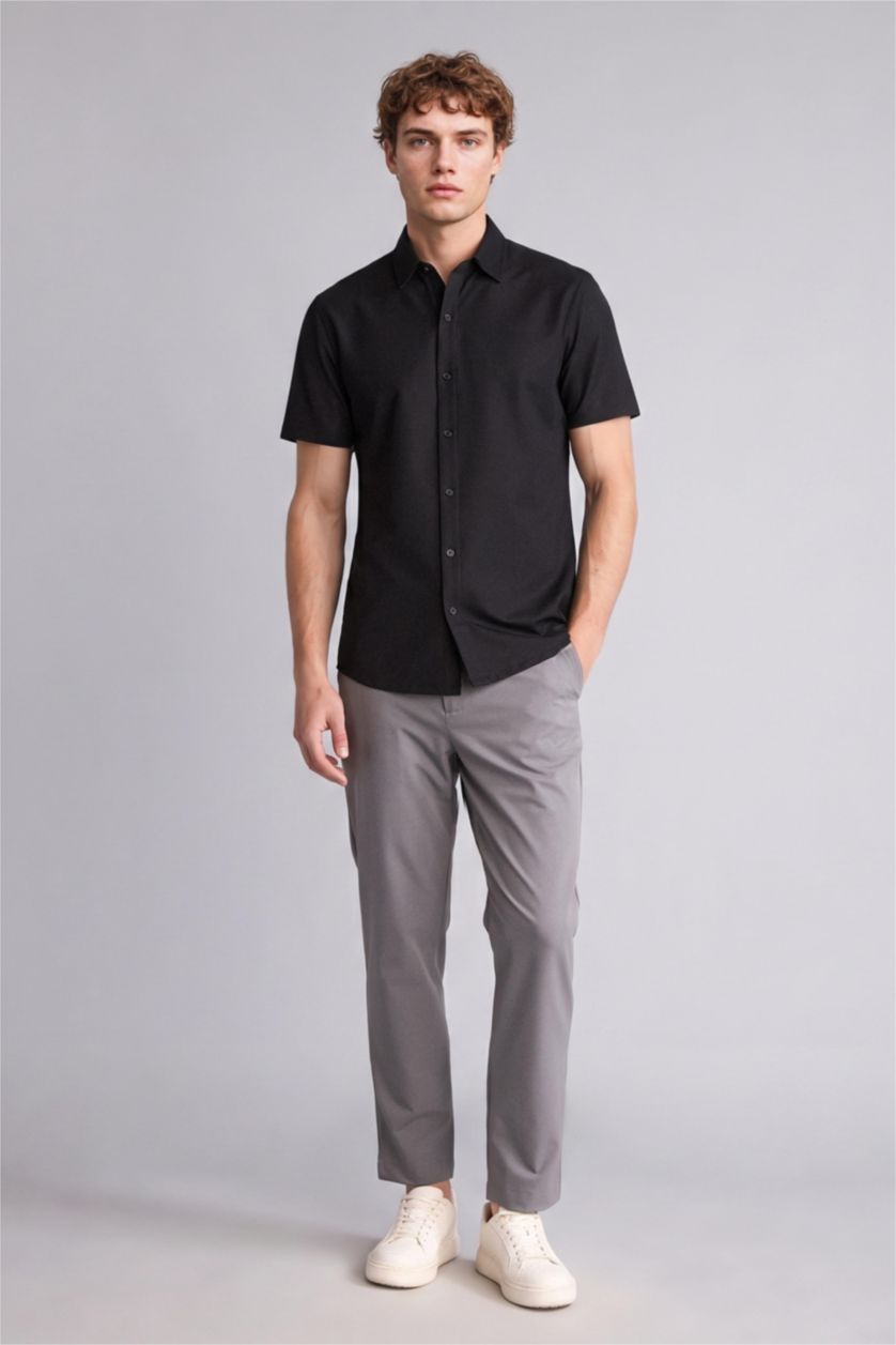 Ерлер қара Man Short Sleeve Shirt