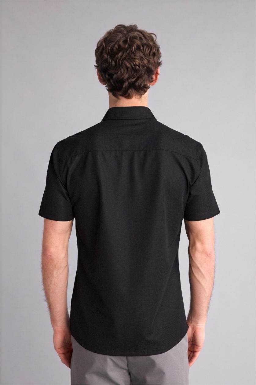 Ерлер қара Man Short Sleeve Shirt