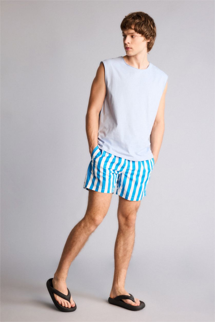 رجال اللون الملكي Swim Shorts