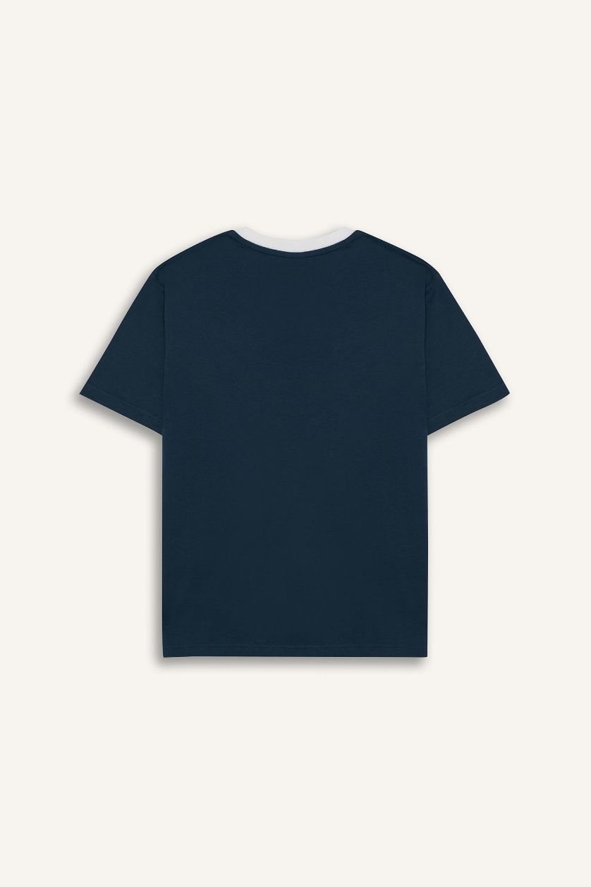 أولاد كحلي تيشيرت ولادي نص ردن مطبوع قصة عادية بياخة مستديرة