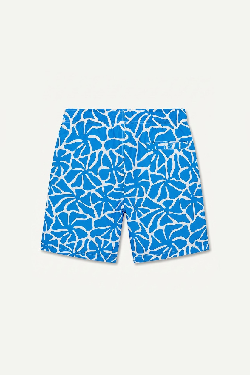Men Royal Regular Fit Swim Shorts