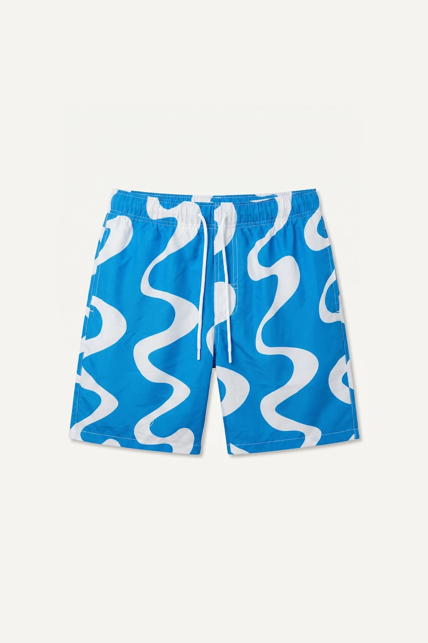 Men Royal Regular Fit Swim Shorts
