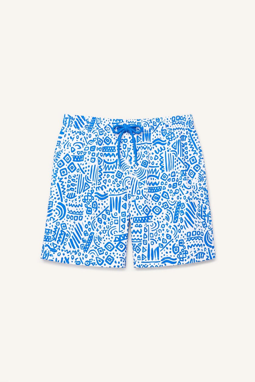 MAN Royal Regular Fit Printed Swim Shorts