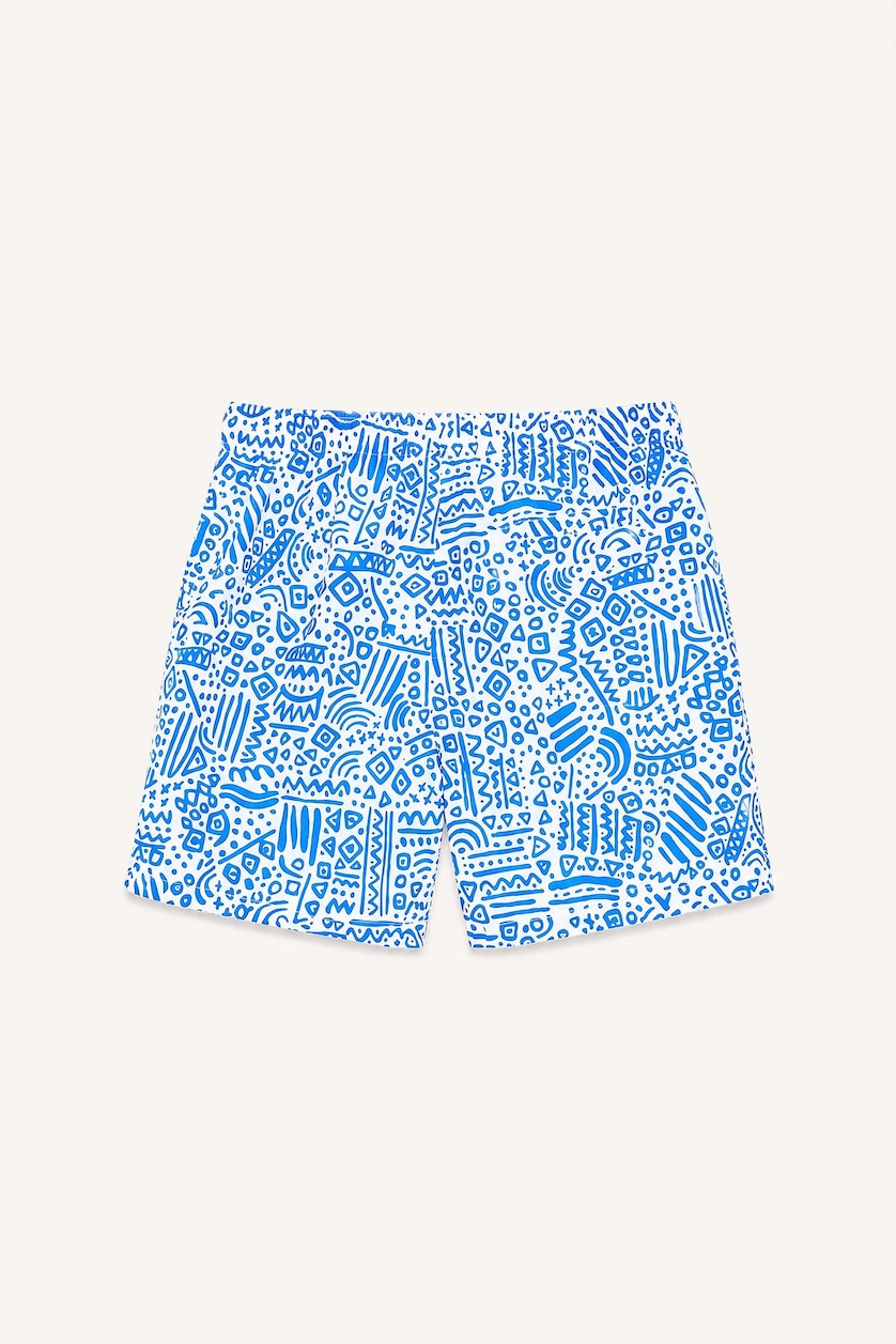MAN Royal Regular Fit Printed Swim Shorts