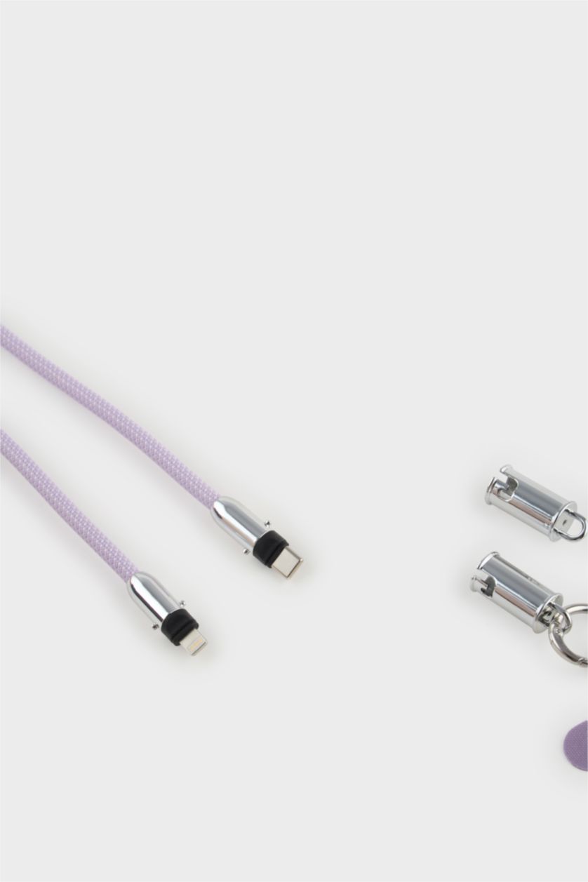 Kadın Lila Küçük Telefon Askısı