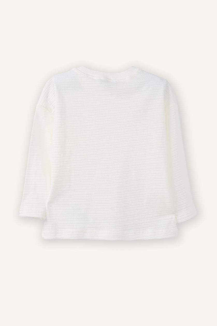 BABY BOY White Regular Fit Long Sleeve T-Shirt